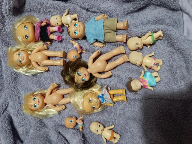 Lote Muñecas Barriguitas y Bebés
