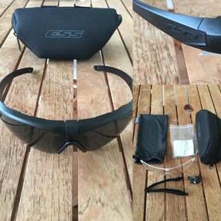 Gafas balísticas ESS Crosshair 2LS negras/grises