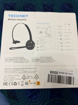 Auriculares Inalambricos TECKNET Bluetooth