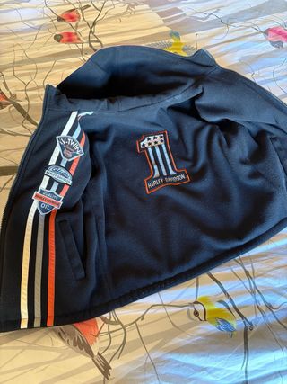 Chaqueta Harley-Davidson Niño Naranja/Negra