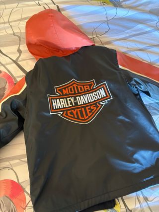 Chaqueta Harley-Davidson Niño Naranja/Negra