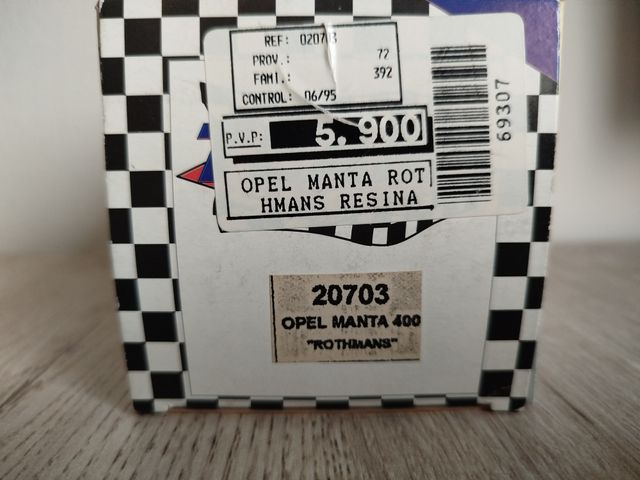 Opel Manta 400 Rothmans Slot