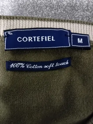 Jersey Cortefiel Hombre Verde Oliva
