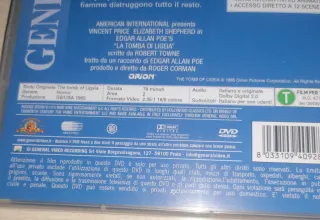 La Tomba di Ligeia DVD Vincent Price fuori catalog