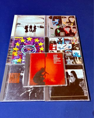 Lote 7 CDs U2