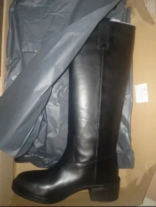 Botas altas Zara negras