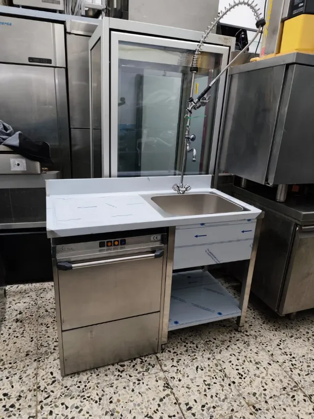 Fregadero industrial inoxidable