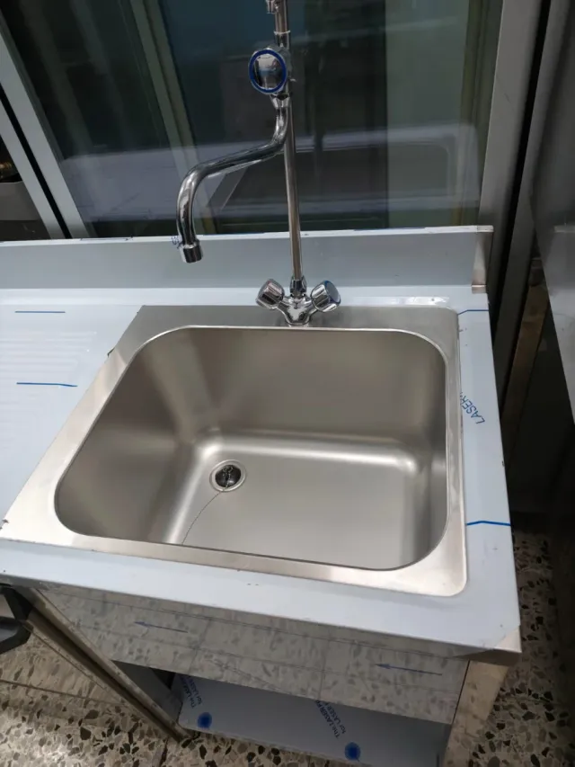 Fregadero industrial inoxidable