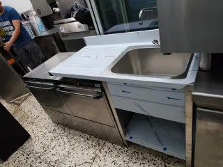 Fregadero industrial inoxidable