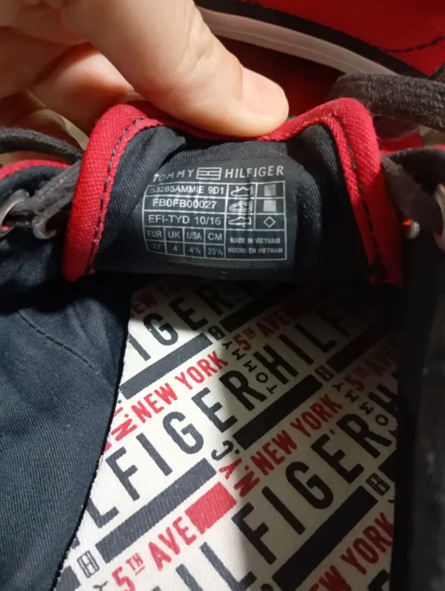 Zapatillas Tommy Hilfiger Rojas Talla 37