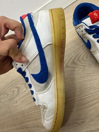 Nike Dunk SB Low Azul Blanco Rojo 28 cm