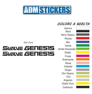 coppia adesivi Stickers sticker decoro moto 5 valv