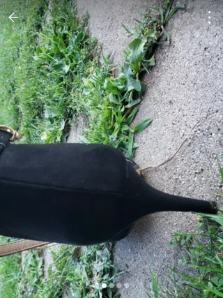 Sandalias fiesta negras tacón charol