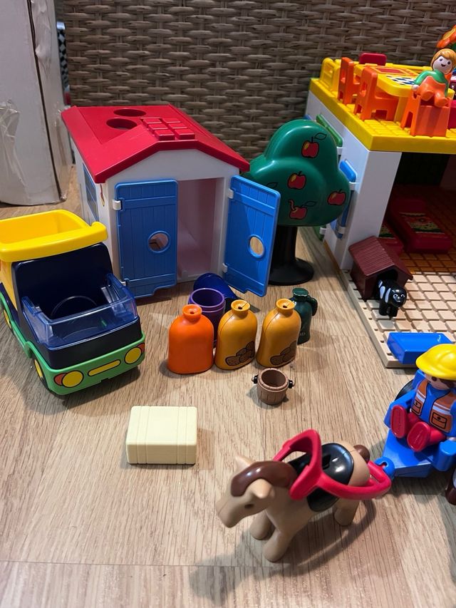 Playmobil 1 2 3 Casa, Granja y Accesorios