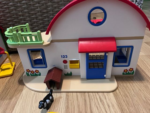Playmobil 1 2 3 Casa, Granja y Accesorios