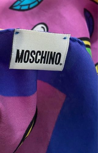 Foulard Moschino in seta Serpente Gioielli 50x50cm