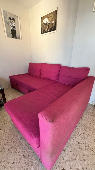 Sofá cama ChaiseLongue 4 Plazas con Almacenamiento