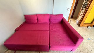 Sofá cama ChaiseLongue 4 Plazas con Almacenamiento