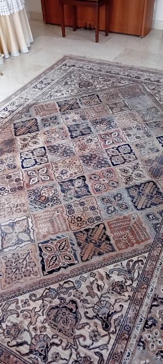 Alfombra de lana grande multicolor