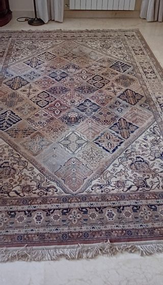 Alfombra de lana grande multicolor