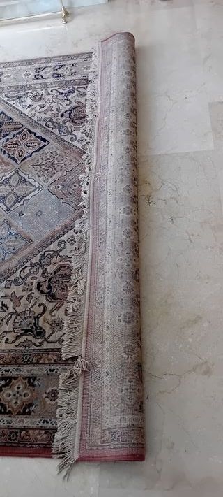 Alfombra de lana grande multicolor