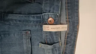 Vaqueros campana Mango Talla 36