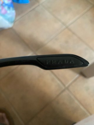 Gafas de sol Prada aviador negras