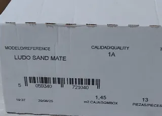 9 losas cerámicas marrón 33x33 cm