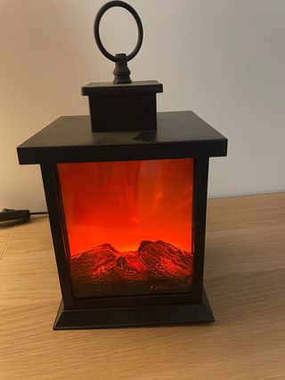 Lanterna effetto camino