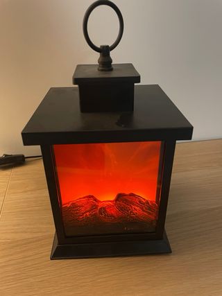 Lanterna effetto camino