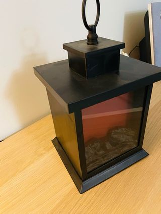 Lanterna effetto camino