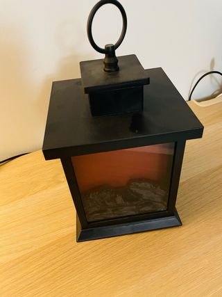 Lanterna effetto camino