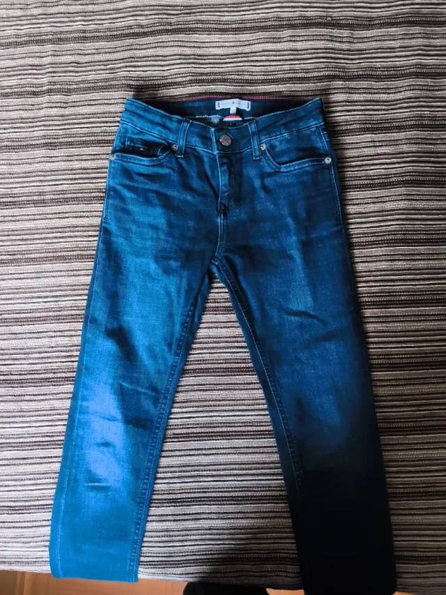 Pantalones Tommy Hilfiger niño azul