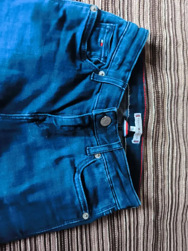 Pantalones Tommy Hilfiger niño azul