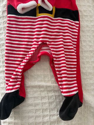 Disfraz Papá Noel bebé 6-9 m