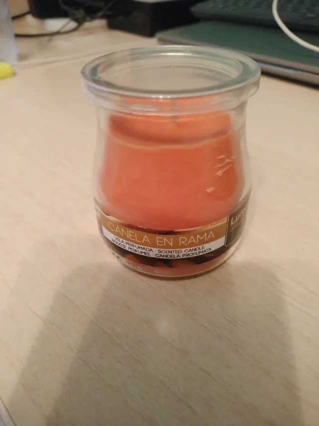 Vela perfumada Canela en Rama tarro cristal