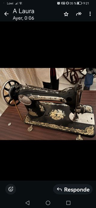 Máquina de coser Sigma antigua. Buen estado.