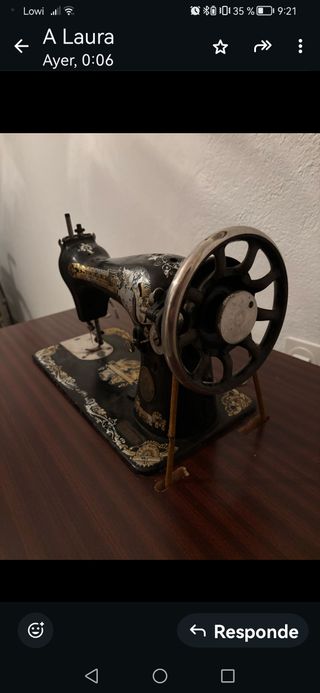 Máquina de coser Sigma antigua. Buen estado.