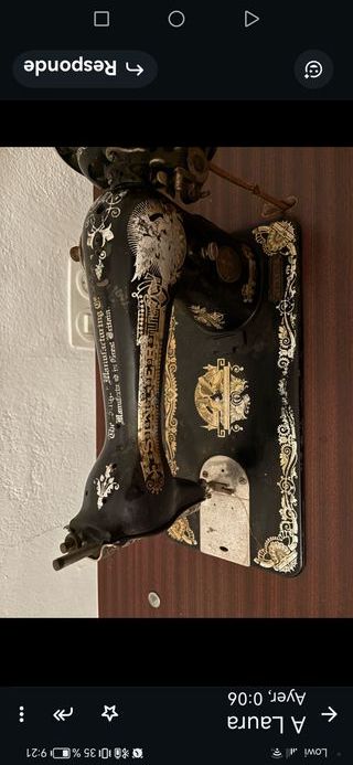 Máquina de coser Sigma antigua. Buen estado.