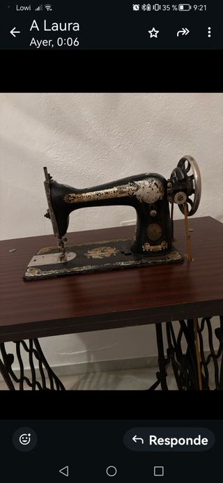 Máquina de coser Sigma antigua. Buen estado.