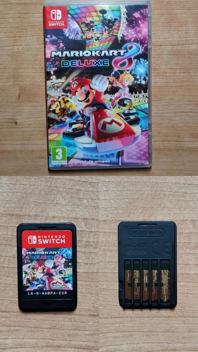 Pack Nintendo Switch con caja + 4 Videojuegos