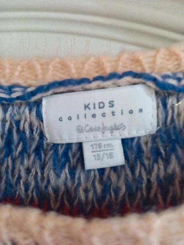 Jersey El Corte Inglés rayas azul y rojo