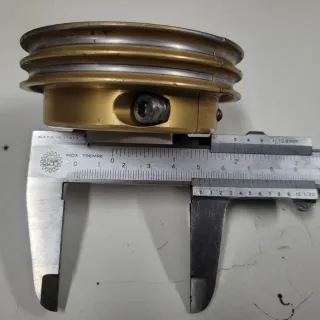 Polea Bomba Agua Kart para eje de 50mm.