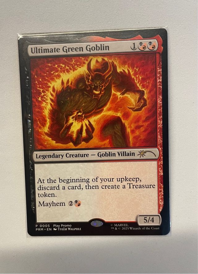 Carta Promocional Ultimate Green Goblin