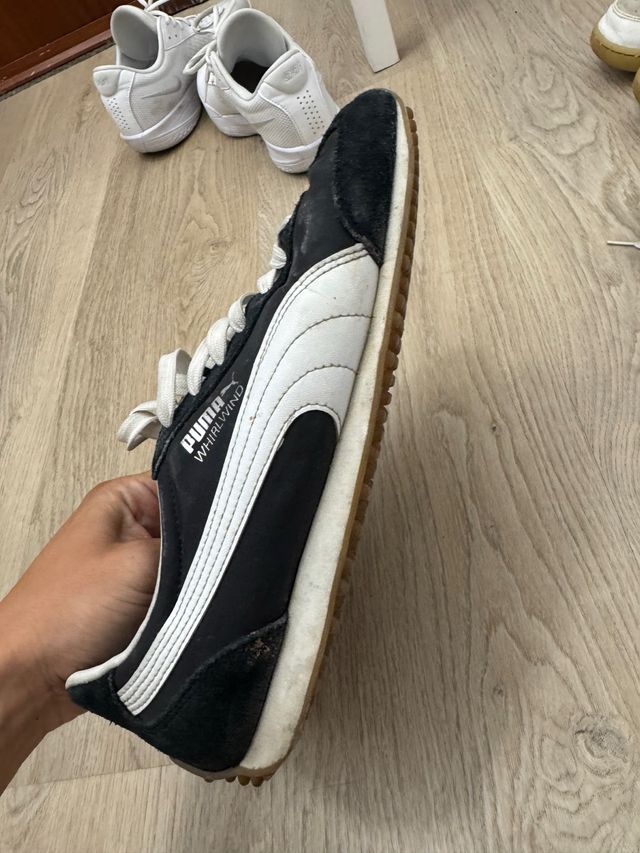 Zapatillas Puma Whirlwind Negras y Blancas
