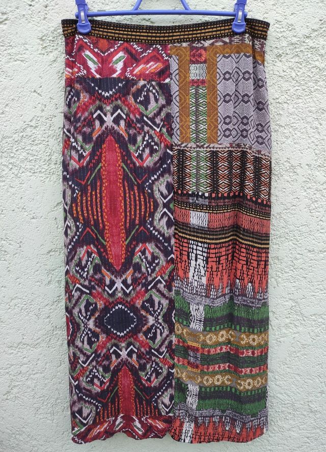 Falda Maxi Desigual Talla 46 Multicolor