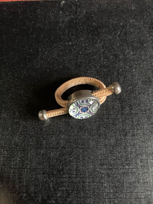 Conjunto J.S. Cork Portugal: Collar, Pendientes, A