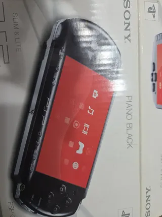 PSP Piano Black Sony Slim & Lite