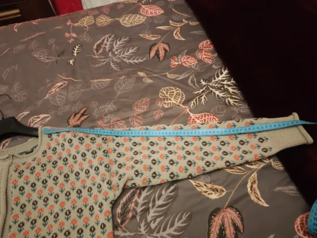 Chaqueta calentita de flores t.XL