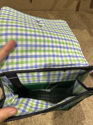 Bolso frontal semipiel para manillar